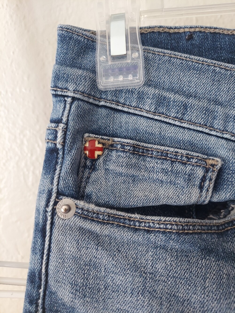 Hudson Ripped Skinny Ankle Jeans - Picture 5 of 8
